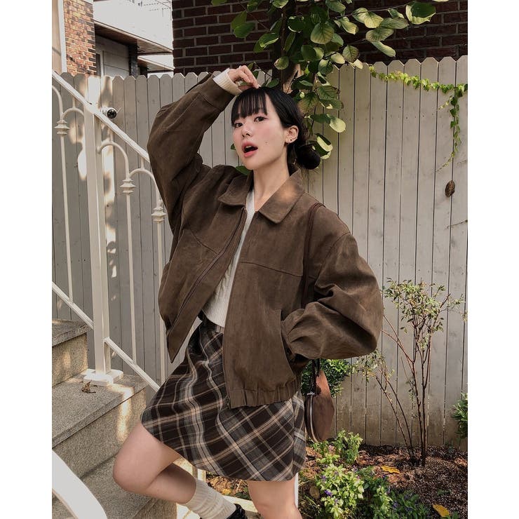 ブラウン | フェイクスエードジャケット | Ulysses