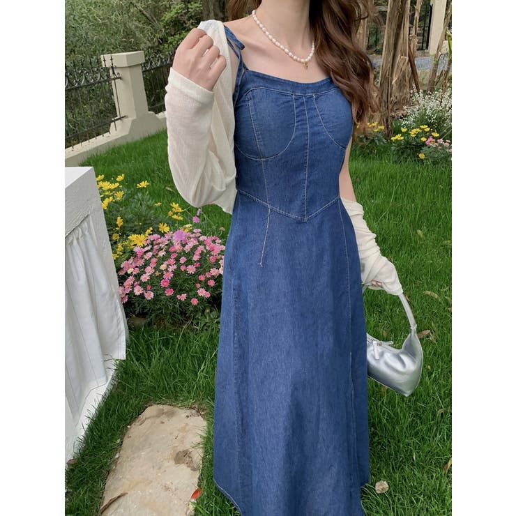 ブルー | デニムキャミワンピース | Ulysses