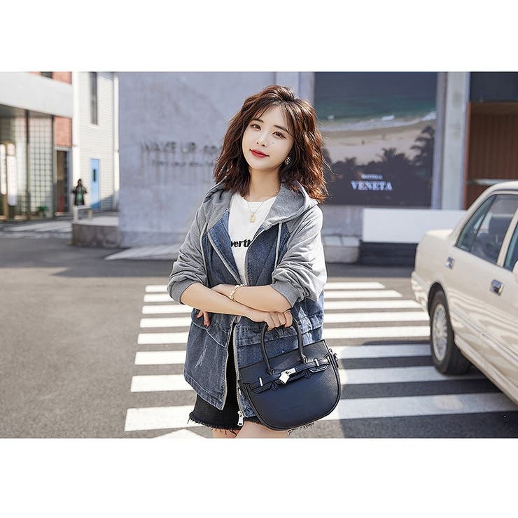 スウェット切り替えデニムフード付きジャケット | Ulysses | 詳細画像5 