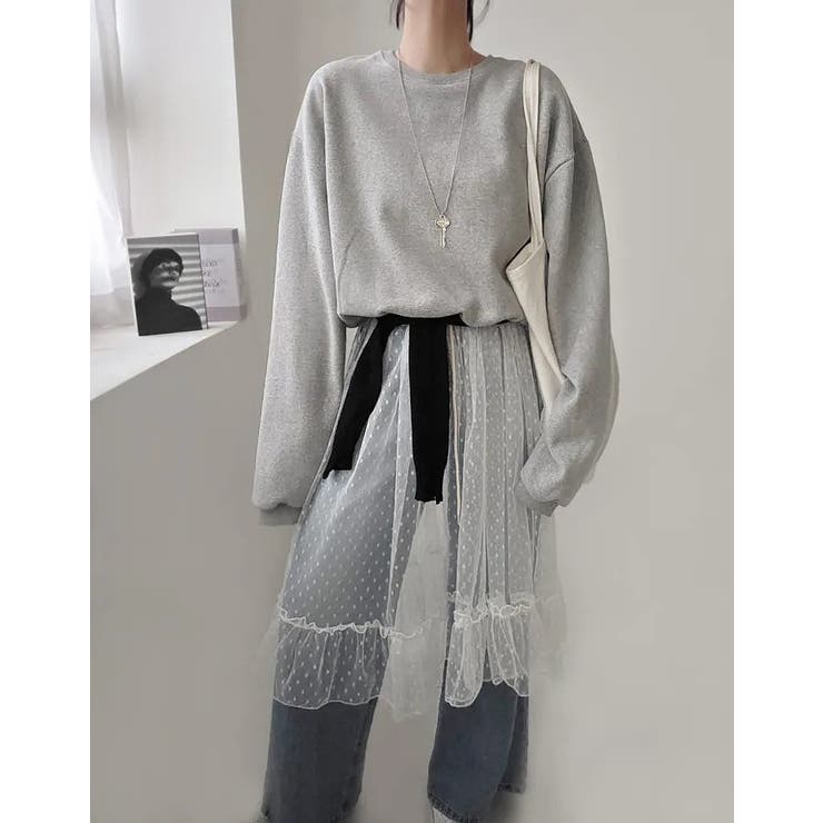 チュールドット柄キャミワンピース | Ulysses | 詳細画像1 