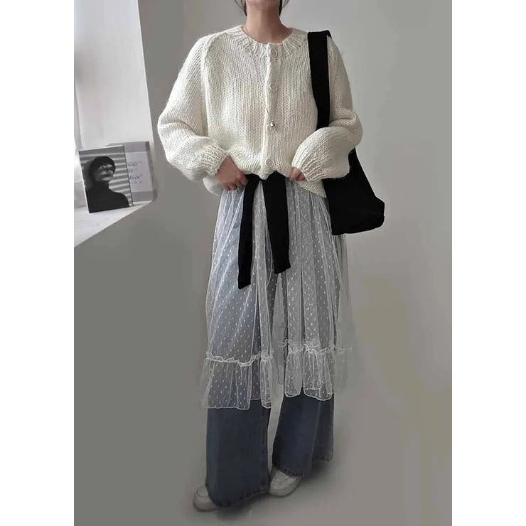 チュールドット柄キャミワンピース | Ulysses | 詳細画像2 