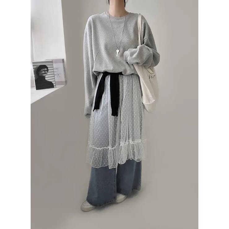 チュールドット柄キャミワンピース | Ulysses | 詳細画像4 