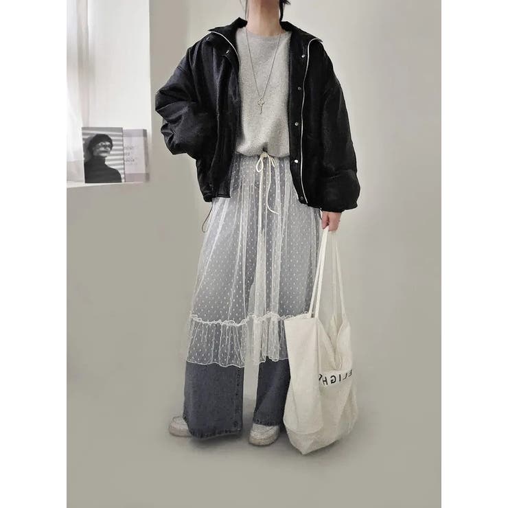 チュールドット柄キャミワンピース | Ulysses | 詳細画像5 