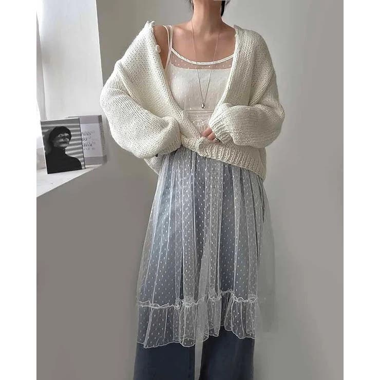 チュールドット柄キャミワンピース | Ulysses | 詳細画像6 