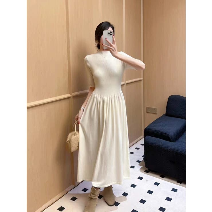 ニットハーフネックワンピース | Ulysses | 詳細画像1 