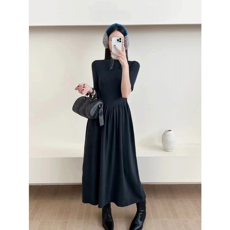 ニットハーフネックワンピース | Ulysses | 詳細画像7 