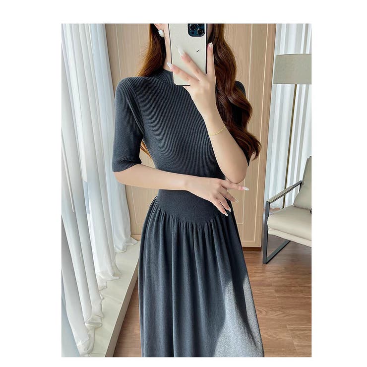 ニットハーフネックワンピース | Ulysses | 詳細画像8 