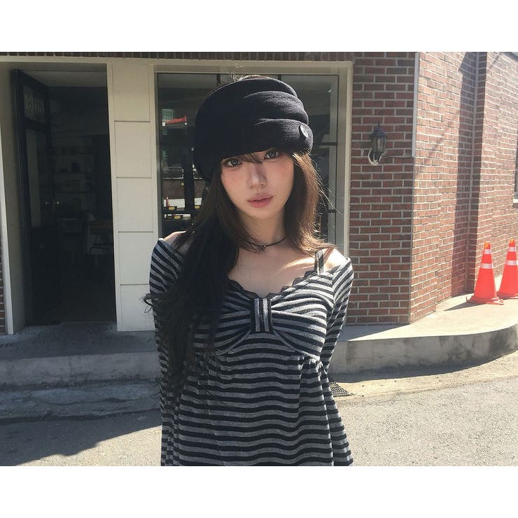 リボンタイボーダートップス | Ulysses | 詳細画像7 