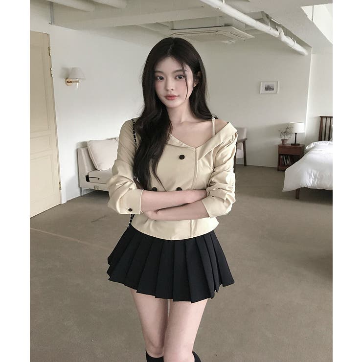 ダブルブレストオフショルダートップス | Ulysses | 詳細画像4 