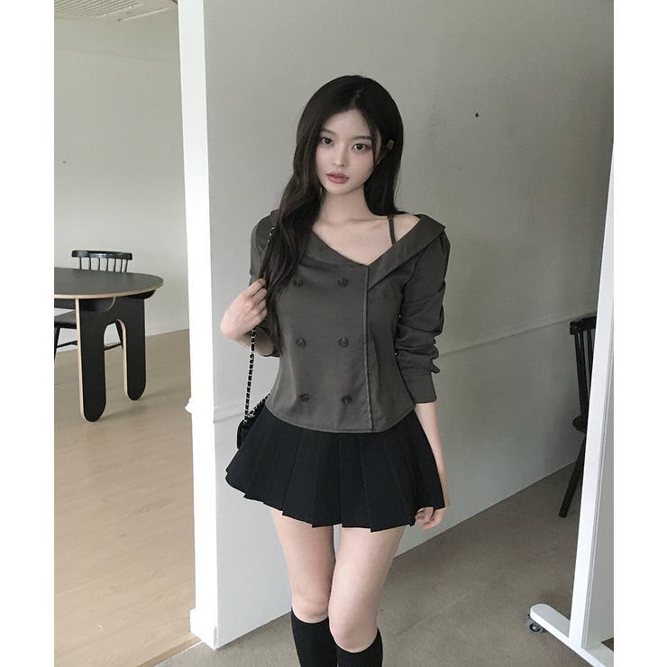 ダブルブレストオフショルダートップス | Ulysses | 詳細画像5 