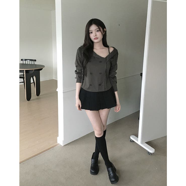 ダブルブレストオフショルダートップス | Ulysses | 詳細画像6 