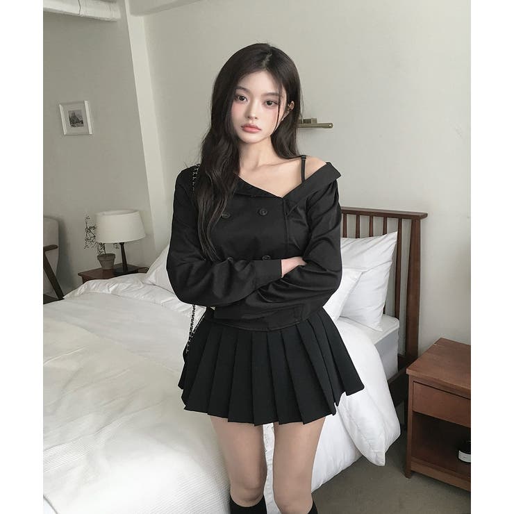 ダブルブレストオフショルダートップス | Ulysses | 詳細画像9 