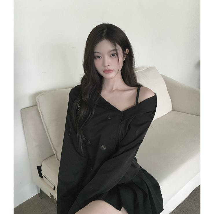 ダブルブレストオフショルダートップス | Ulysses | 詳細画像10 