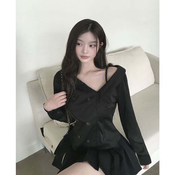 ダブルブレストオフショルダートップス | Ulysses | 詳細画像11 