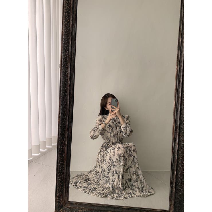 リボンプリーツワンピース | Ulysses | 詳細画像1 