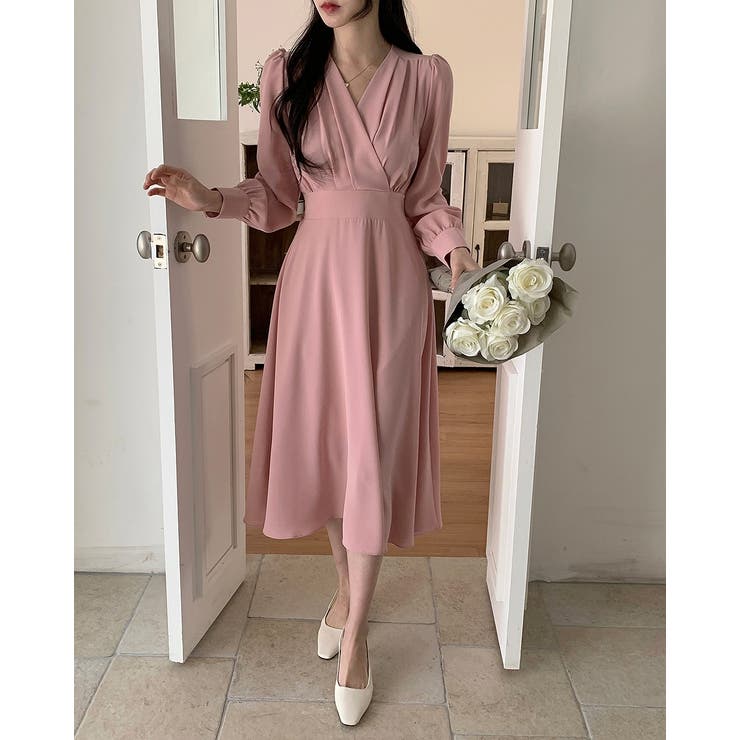 ピンク | Vネックワンピース | Ulysses