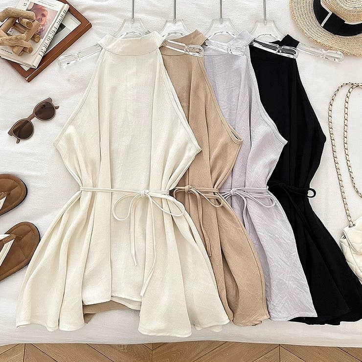 リボン袖なしホルターネックトップス | Ulysses | 詳細画像5 