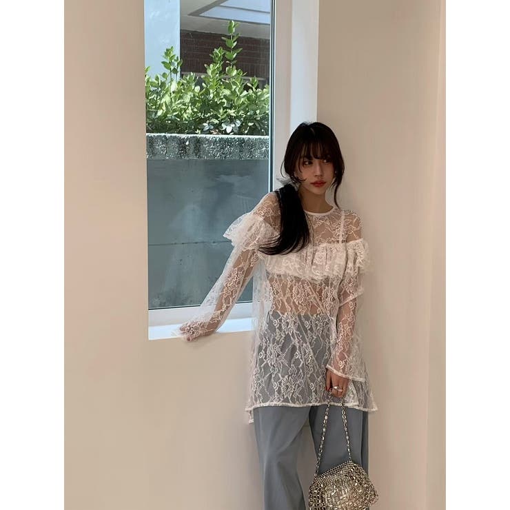 ホワイト | フリルトップス | Ulysses