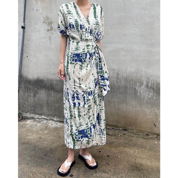 プリントラップワンピース | Ulysses | 詳細画像1 