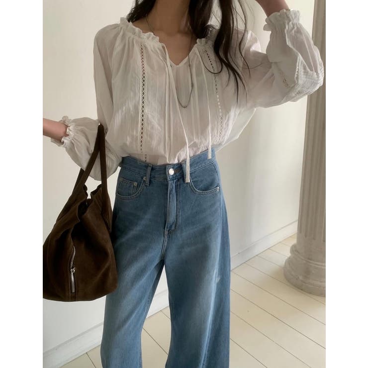 リボンボートネックシャツ | Ulysses | 詳細画像6 