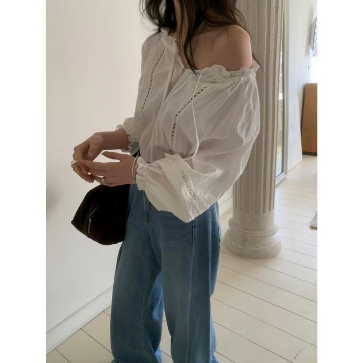 リボンボートネックシャツ | Ulysses | 詳細画像7 