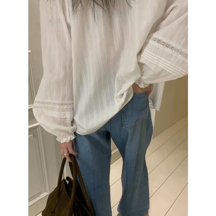 リボンボートネックシャツ | Ulysses | 詳細画像8 