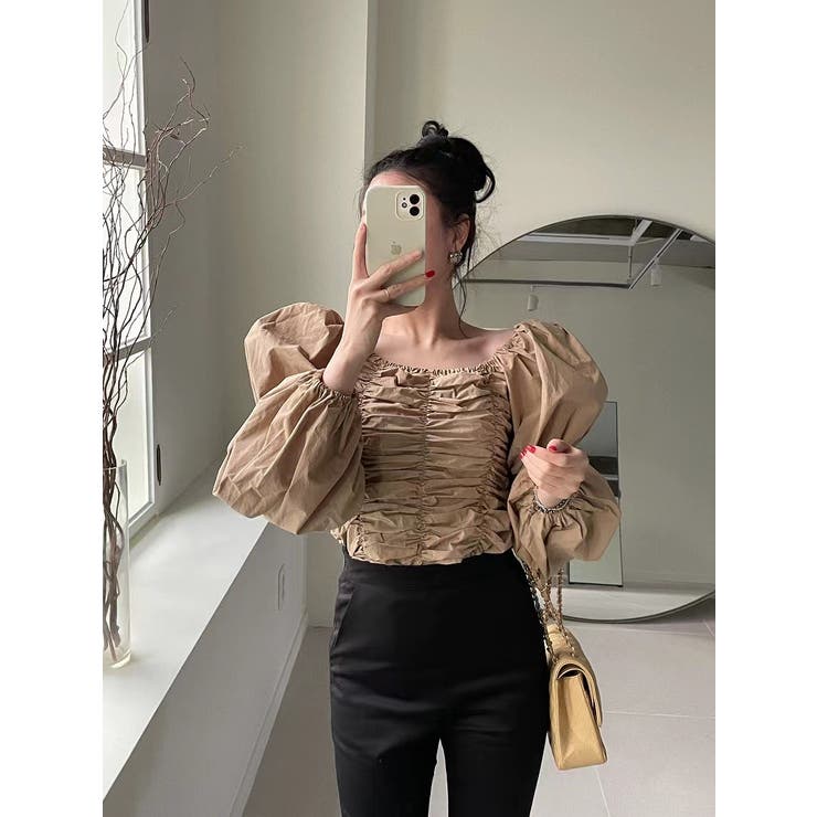 パフスリーブボートネックトップス | Ulysses | 詳細画像2 