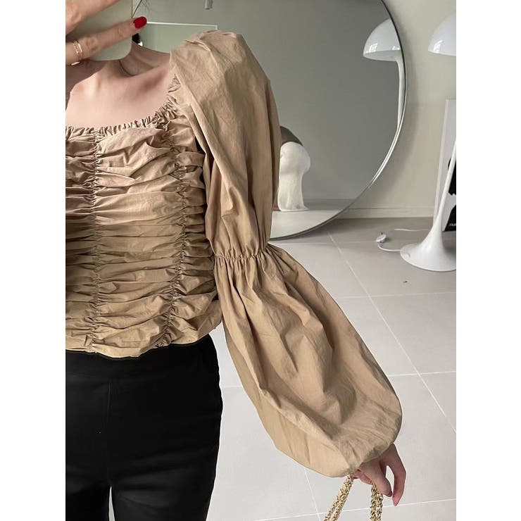 パフスリーブボートネックトップス | Ulysses | 詳細画像4 