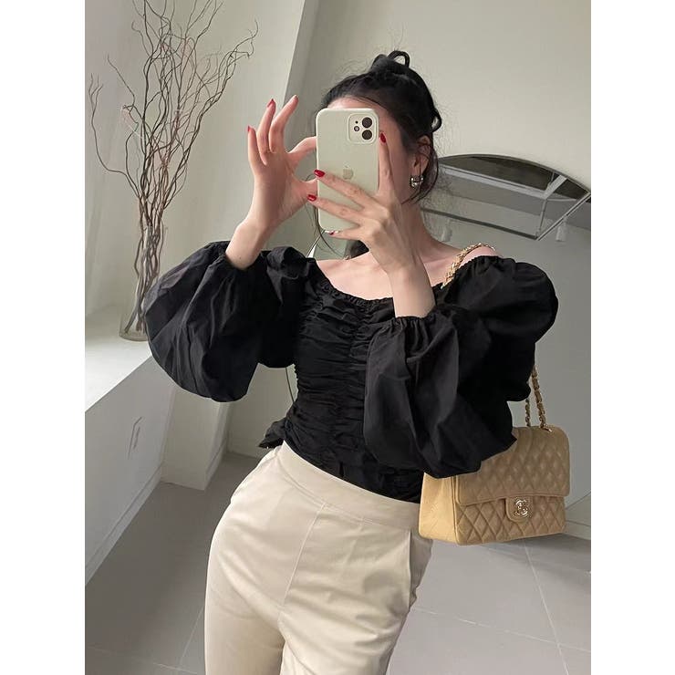 パフスリーブボートネックトップス | Ulysses | 詳細画像6 