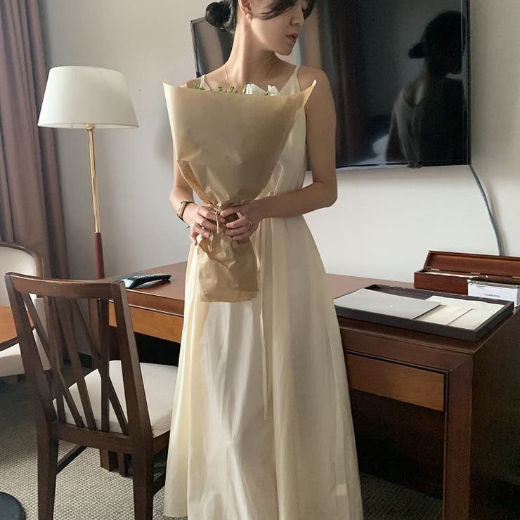 リボンVネックキャミワンピース | Ulysses | 詳細画像2 