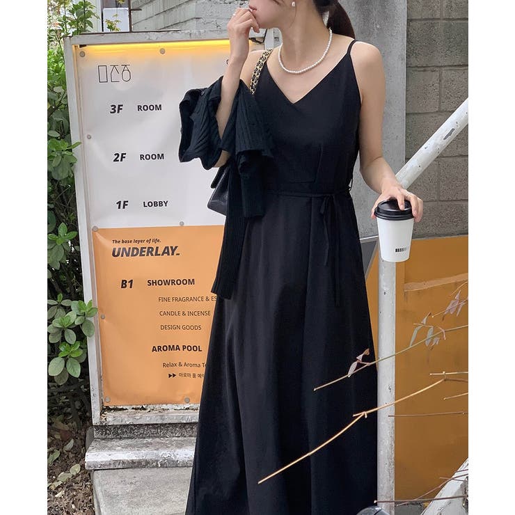 リボンVネックキャミワンピース | Ulysses | 詳細画像15 