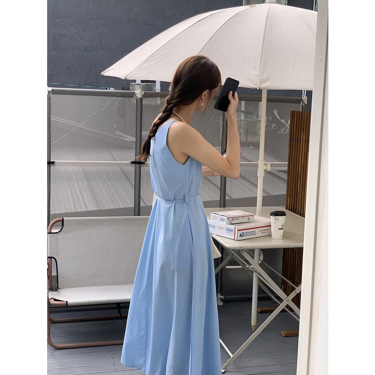 リボンVネックキャミワンピース | Ulysses | 詳細画像21 