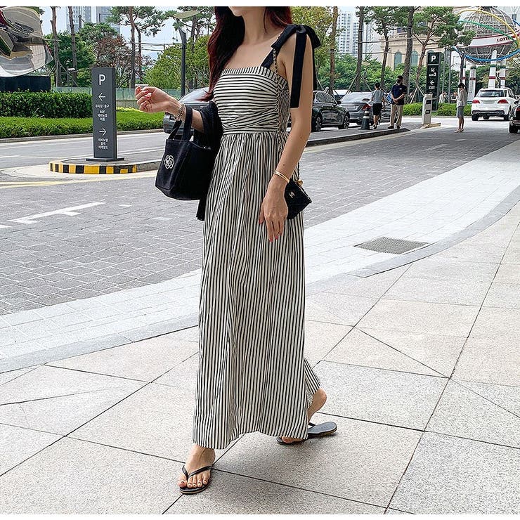 リボンタイボーダーキャミワンピース | Ulysses | 詳細画像6 