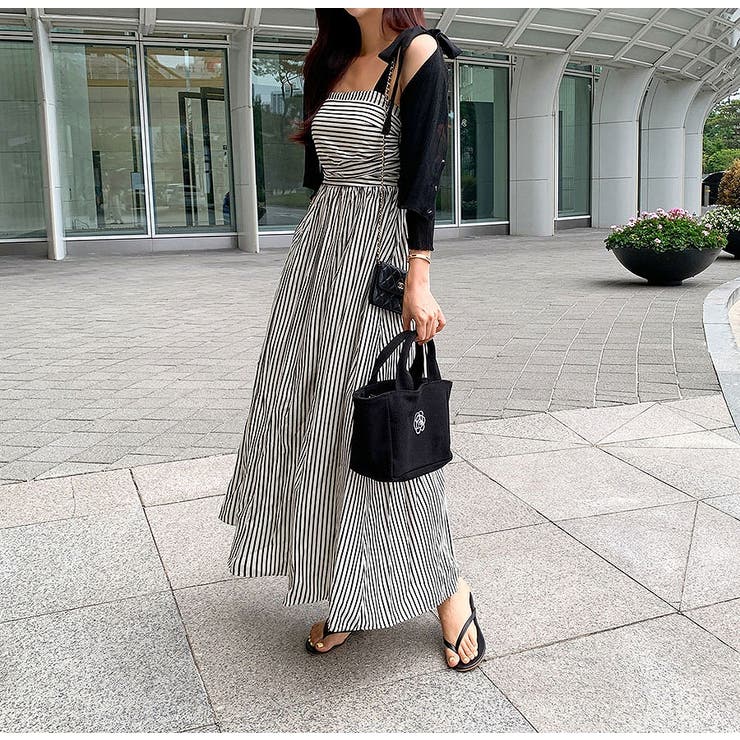 リボンタイボーダーキャミワンピース | Ulysses | 詳細画像7 