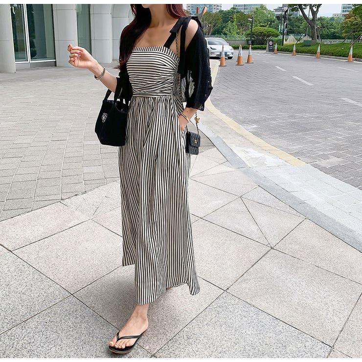 リボンタイボーダーキャミワンピース | Ulysses | 詳細画像9 