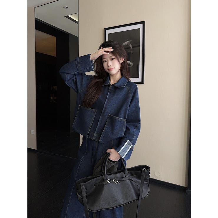 デニムジャケットワイドパンツセットアップ | Ulysses | 詳細画像7 