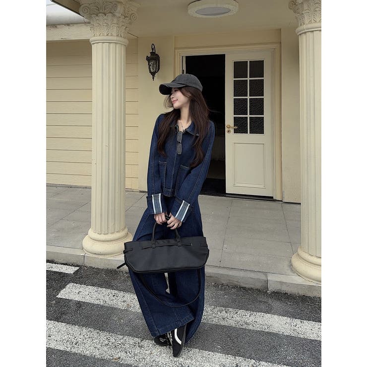 デニムジャケットワイドパンツセットアップ | Ulysses | 詳細画像9 