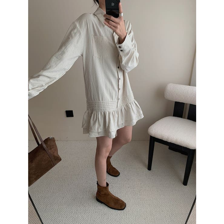 ストライプシャツワンピース | Ulysses | 詳細画像6 