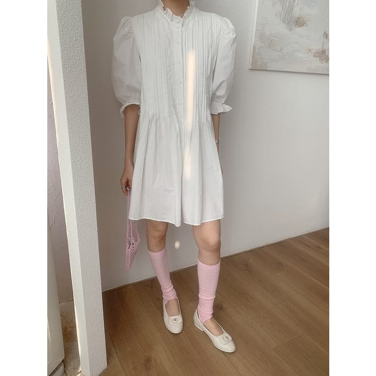 フリルシングルブレストシャツワンピース | Ulysses | 詳細画像6 