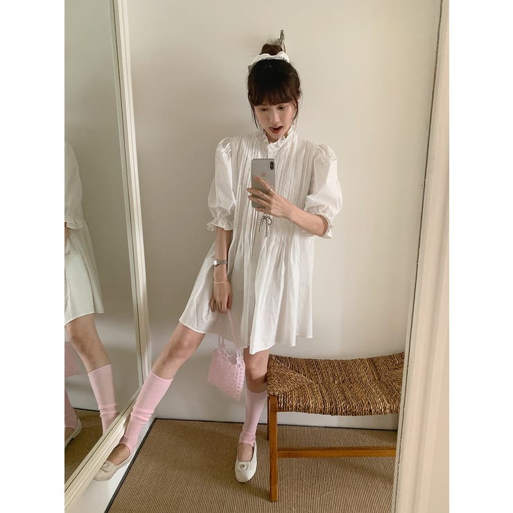 フリルシングルブレストシャツワンピース | Ulysses | 詳細画像9 