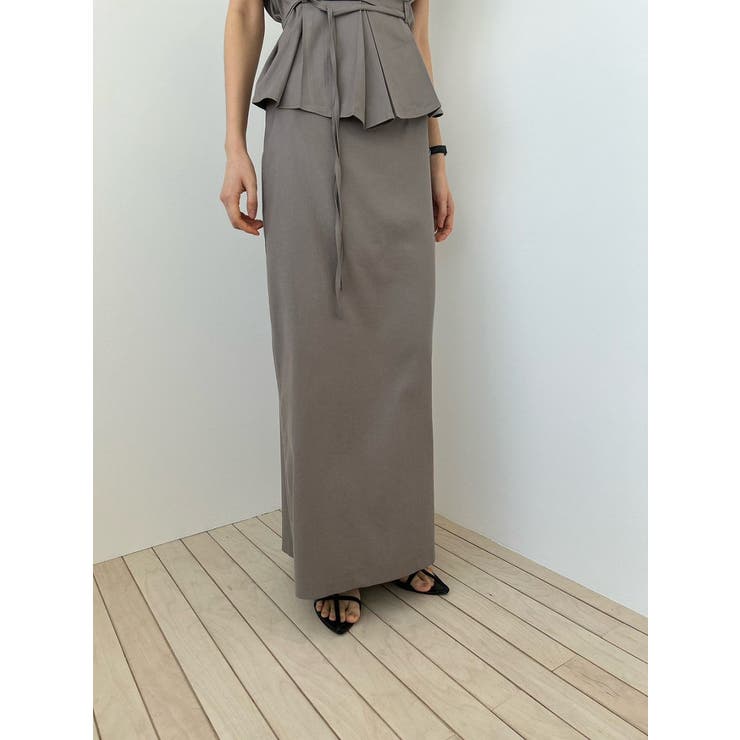 リボンクルーネックトップススカートセットアップ | Ulysses | 詳細画像8 