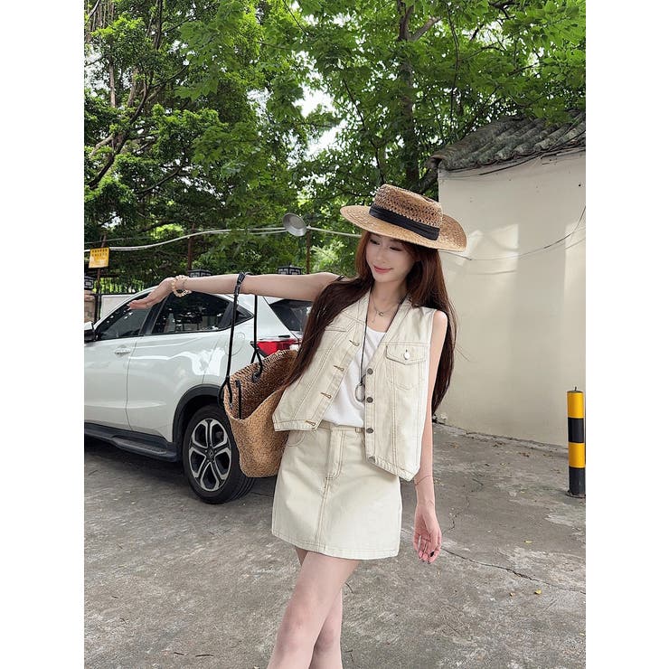 デニムベストスカートセットアップ | Ulysses | 詳細画像2 