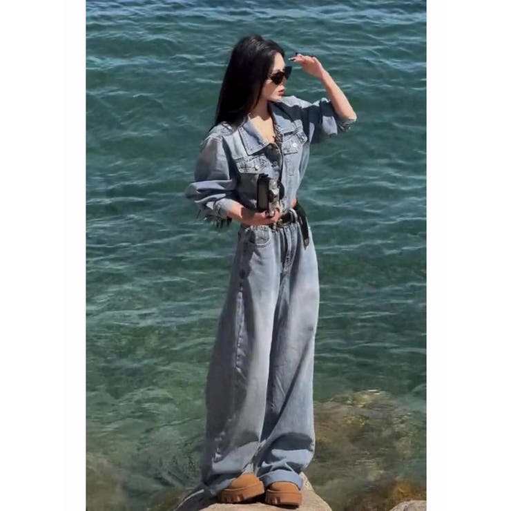 ライトブルー | デニムサロペット | Ulysses