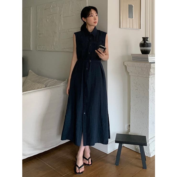 ネイビー | シャツワンピース | Ulysses