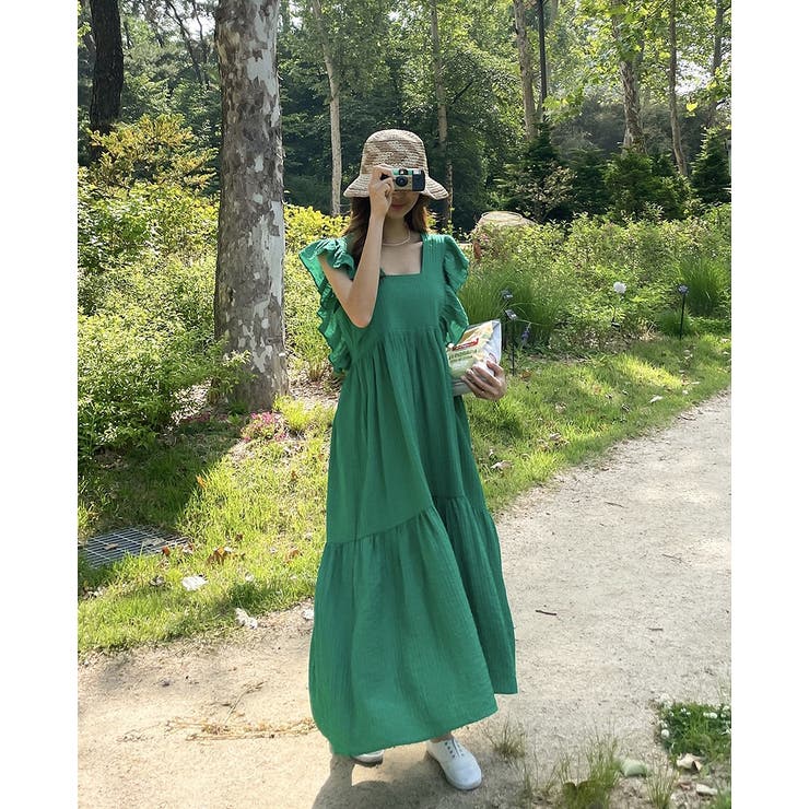 グリーン | フリルワンピース | Ulysses