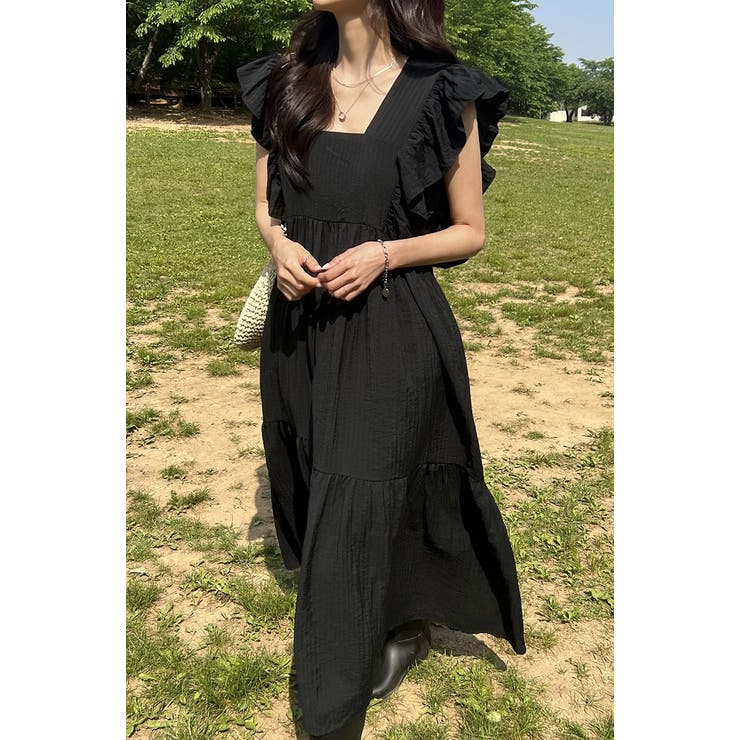ブラック | フリルワンピース | Ulysses