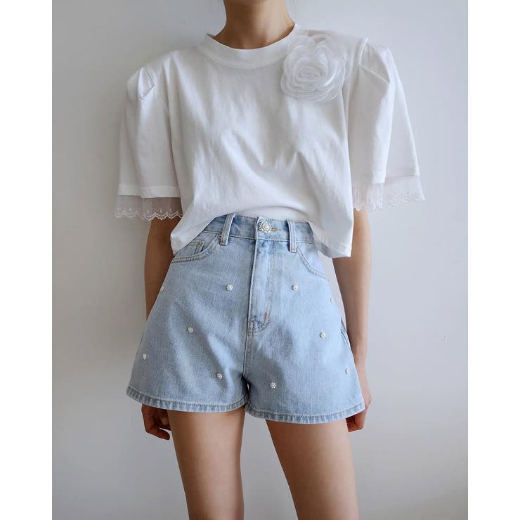 ホワイト | フラワーTEE | Ulysses