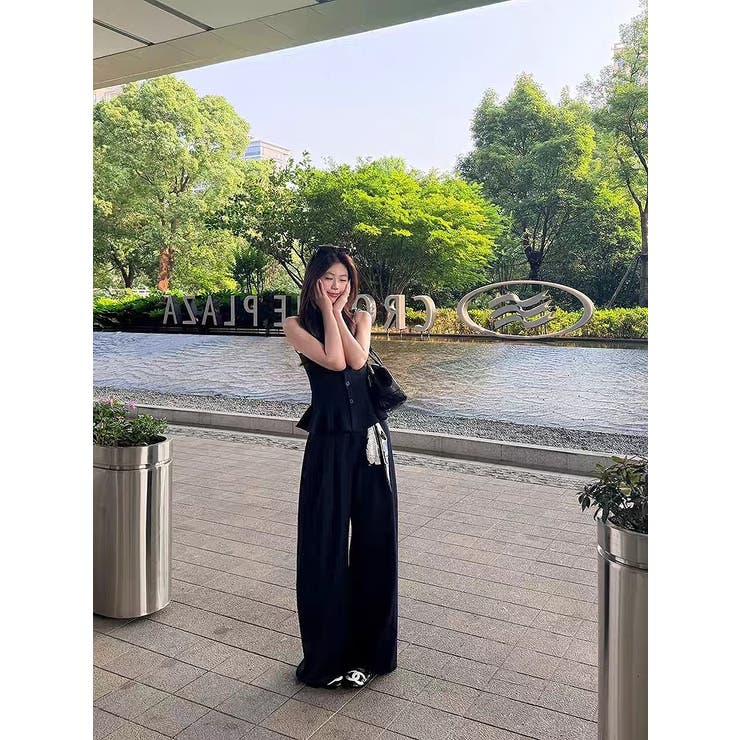 ノースリーブトップスワイドパンツセットアップ | Ulysses | 詳細画像4 