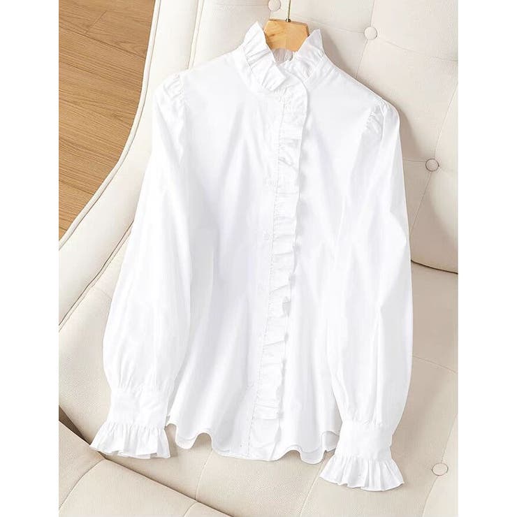 フリル長袖シャツ[品番：NTRW0009599]｜Ulysses（ユリシス）の