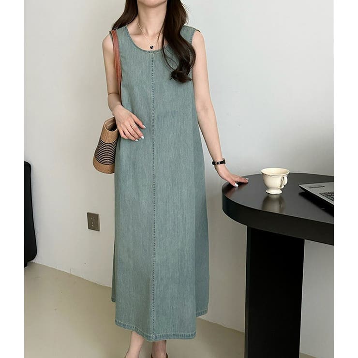 ベルト付デニムワンピース | Ulysses | 詳細画像2 